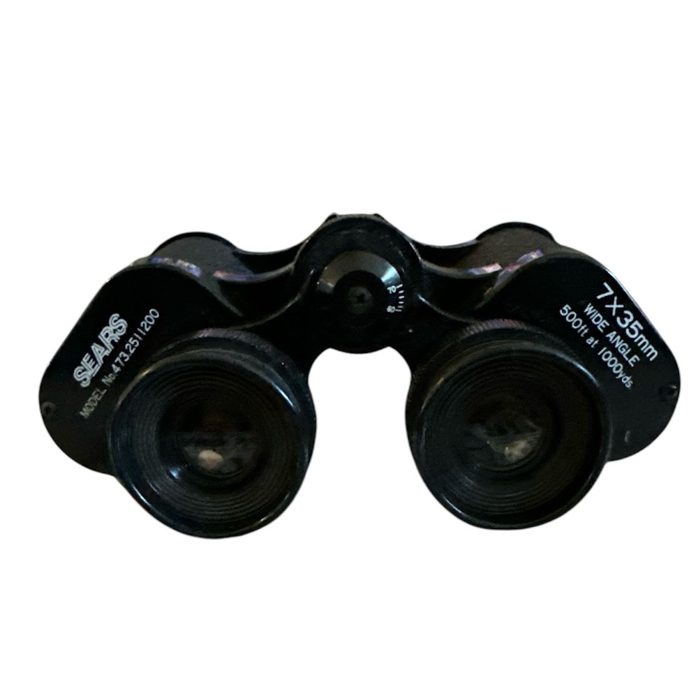 Vintage Sears Black Binoculars 7x35mm